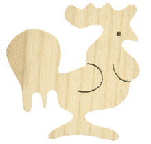 Lade das Bild in den Galerie-Viewer, Natur Holzfiguren - Bauernhof