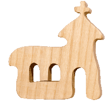 Lade das Bild in den Galerie-Viewer, Natur Holzfiguren - Bauernhof
