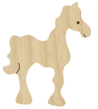 Lade das Bild in den Galerie-Viewer, Natur Holzfiguren - Bauernhof