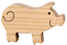 Lade das Bild in den Galerie-Viewer, Natur Holzfiguren - Bauernhof