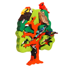 Lade das Bild in den Galerie-Viewer, Vogelbaum puzzle Kinder Mädchen
