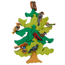 Lade das Bild in den Galerie-Viewer, Vogelbaum puzzle Nord Europa Fauna