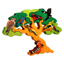 Afbeelding in Gallery-weergave laden, Vogelbaum puzzle Fauna Ökosystem