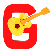 Lade das Bild in den Galerie-Viewer, G - Gitarre
