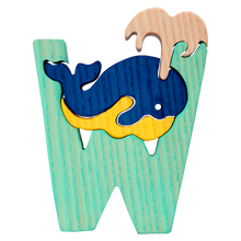 Lade das Bild in den Galerie-Viewer, W - Wal