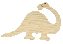 Load image into Gallery viewer, Natur Holzfiguren - Dino
