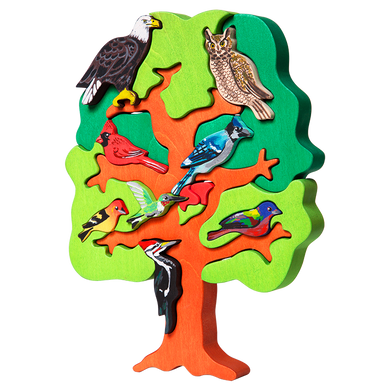 Vogelbaum puzzle  Kinderzimmer Spiel und Dekoration