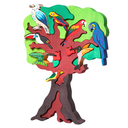 Vogelbaum Spielzeug Fauna